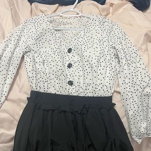 Blushing Brunette Romper That Looks Like Dress!!